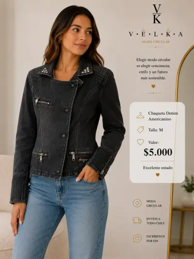 Jeans blancos de moda circular talla S - miniatura 5