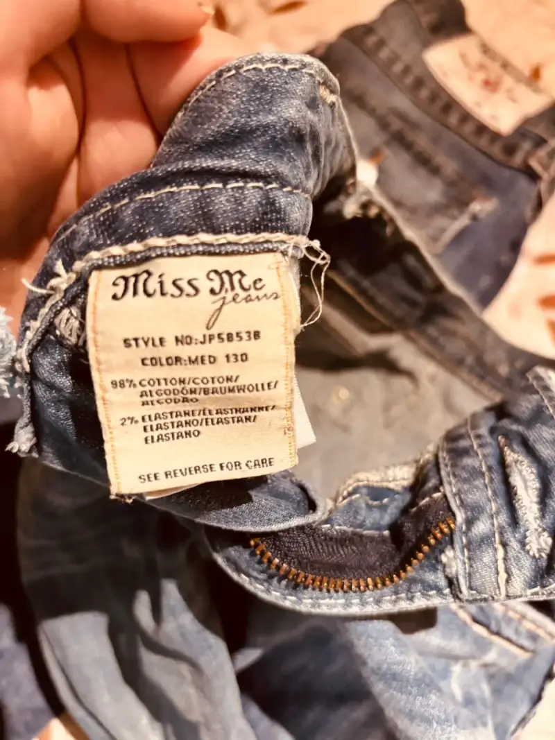 Jeans Miss Me desgastados para mujer talla 36/38 - 2