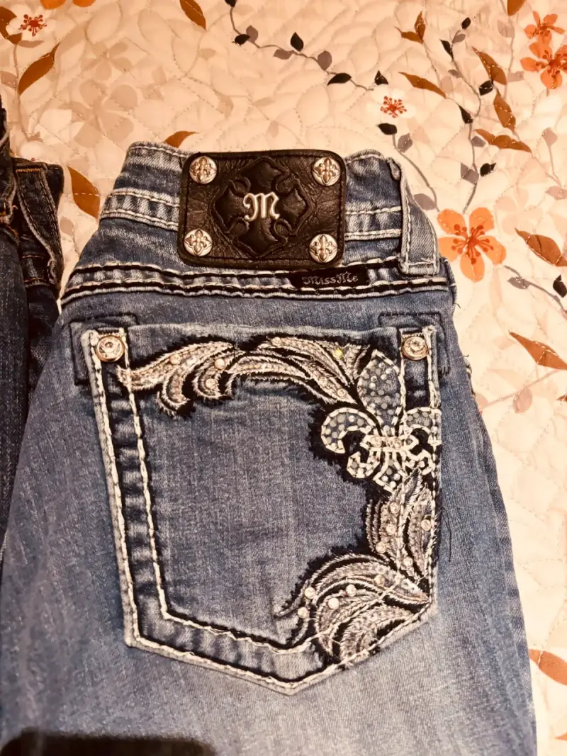 Jeans Miss Me desgastados para mujer talla 36/38 - 4