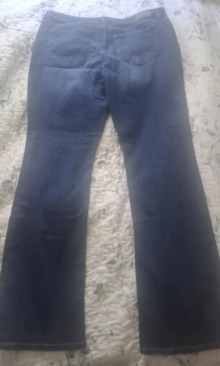 Jeans azul oscuro Lee para mujer - 2