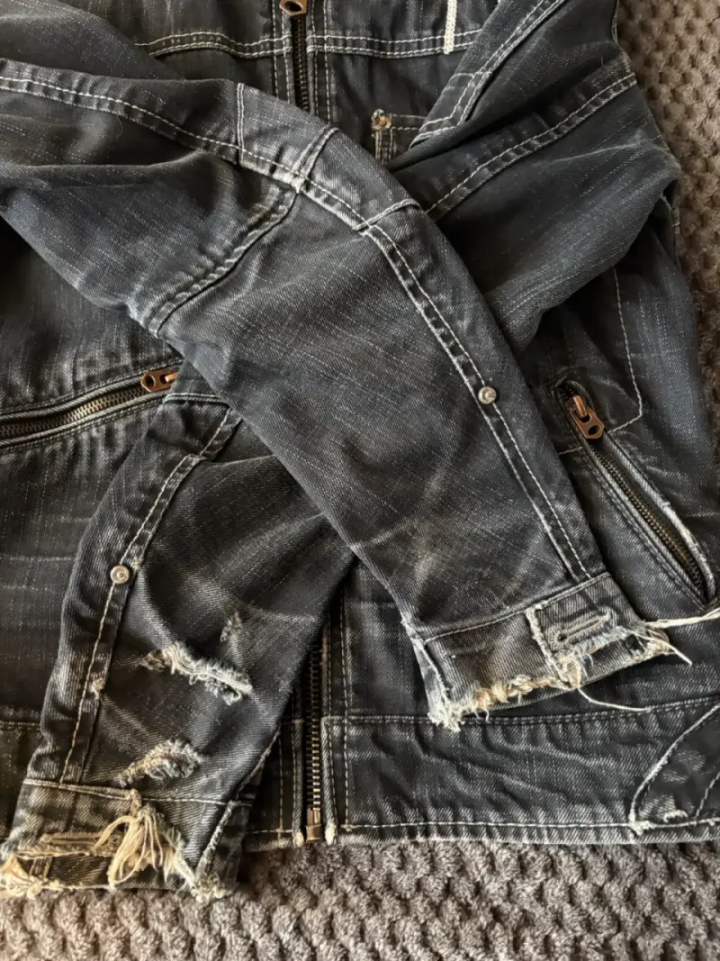 Chaqueta de mezclilla G-Star Raw desgastada - 3