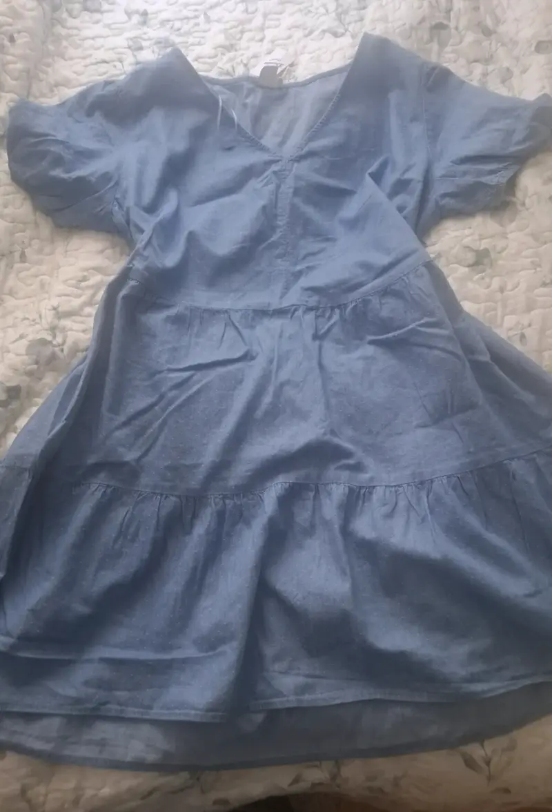 Vestido azul de mezclilla para mujer