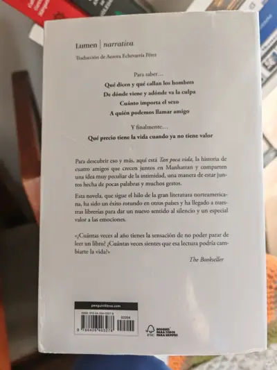 Libro 'Tan Poca Vida' de Hanya Yanagihara - miniatura 3