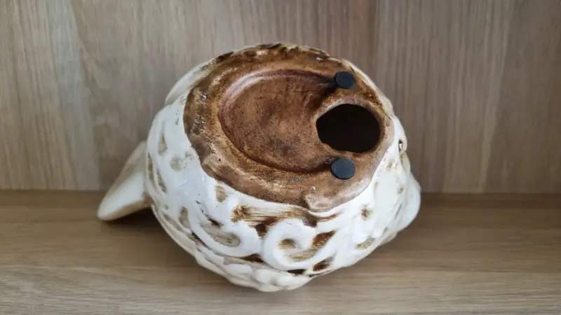 Figura Decorativa de Pájaro en Cerámica - 5