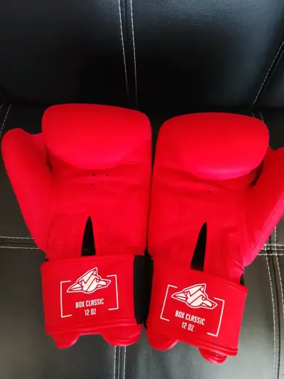 Guantes de Boxeo Rojos Gradivus 12 oz - miniatura 2