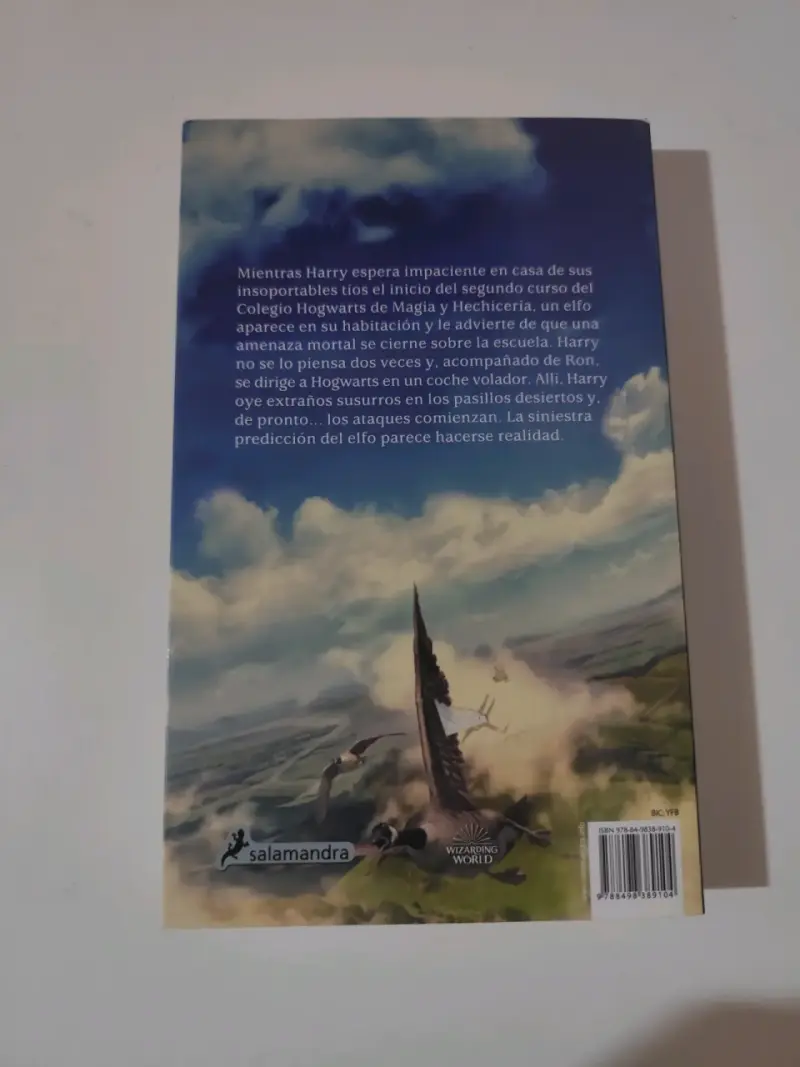 Libro "Harry Potter y la Cámara Secreta" - 3