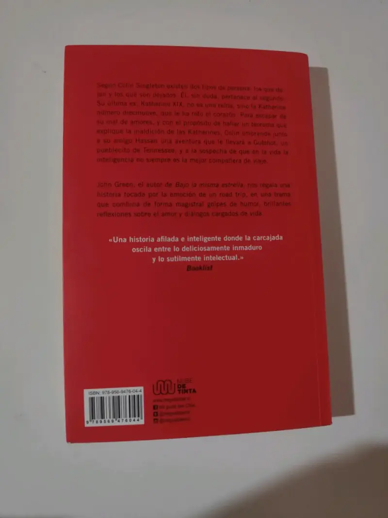 Libro "El Teorema Katherine" de John Green - 3