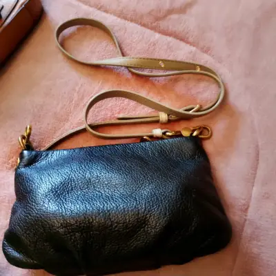 Cartera de cuero negra Marc Jacobs - miniatura 3