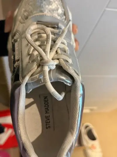 Zapatillas plateadas con lentejuelas Steve Madden - miniatura 3