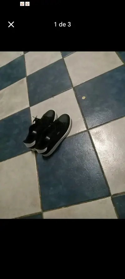 Zapatillas negras Adidas para hombre - miniatura 3