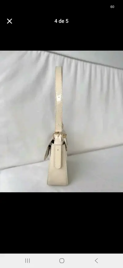 Cartera de Hombro Beige Elegante - miniatura 4