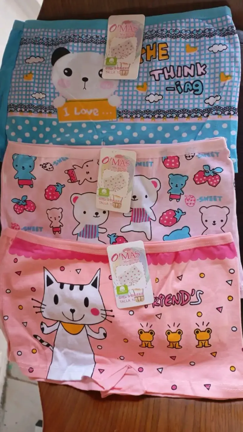 calzones infantiles O'Mas talla 10 ($ por unidad)