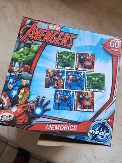 Juego de Memoria Avengers 60 Piezas - miniatura 1