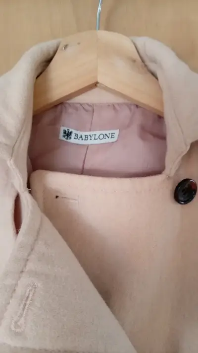 Abrigo beige de mujer Babylone - miniatura 2