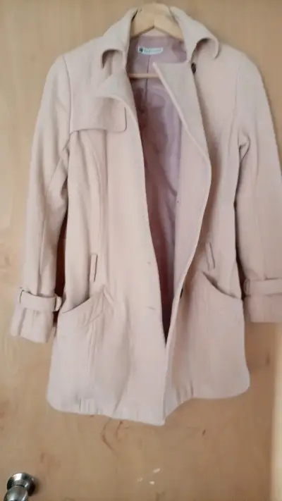 Abrigo beige de mujer Babylone - miniatura 3