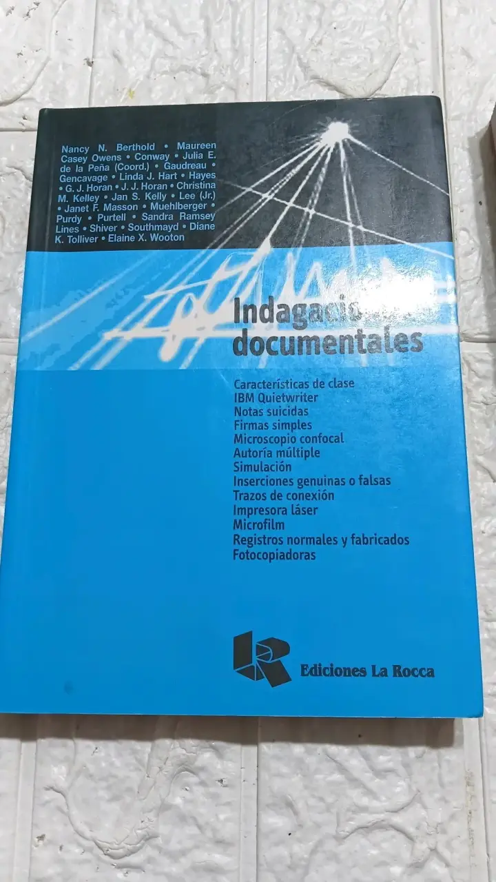 Libros de Documentología y Peritaje Forense - 2