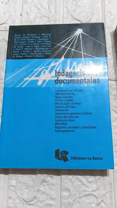 Libros de Documentología y Peritaje Forense - miniatura 2