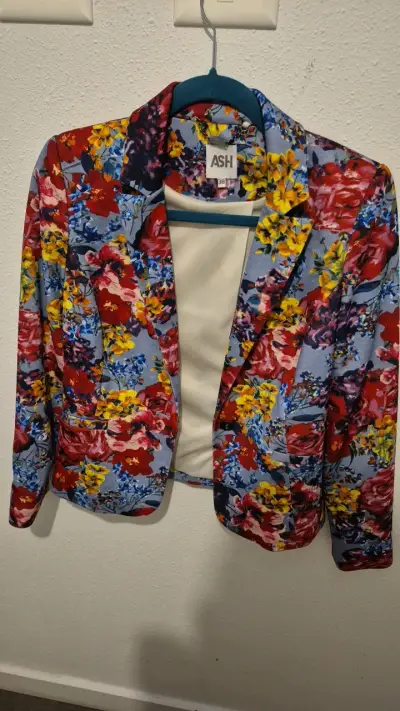 Blazer floral multicolor para mujer ASH - miniatura 1