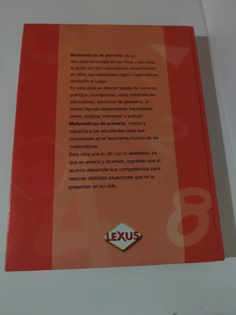 Libro "Matemáticas de Primaria, Tomo I" de Lexus - 3