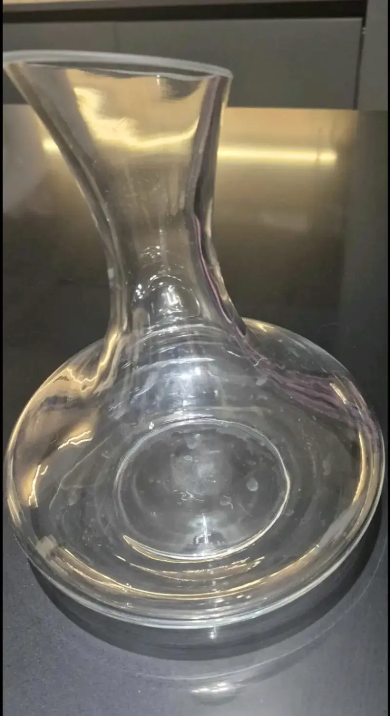 Decantador de vidrio transparente elegante - 2
