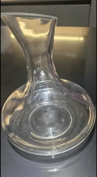 Decantador de vidrio transparente elegante - miniatura 2