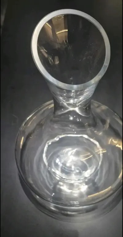 Decantador de vidrio transparente elegante - miniatura 3