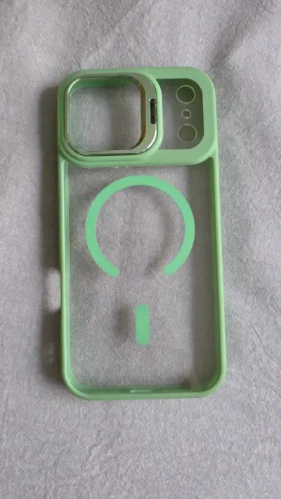 Funda verde iPhone 17 pro max con anillo magnético - miniatura 1