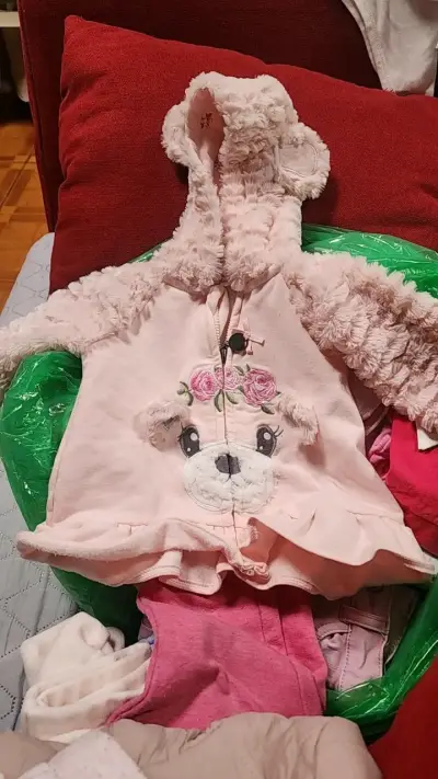 Conjunto de ropa infantil para niña con diseños de animales - miniatura 1