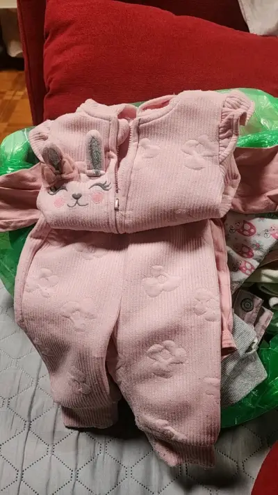 Conjunto de ropa infantil para niña con diseños de animales - miniatura 4