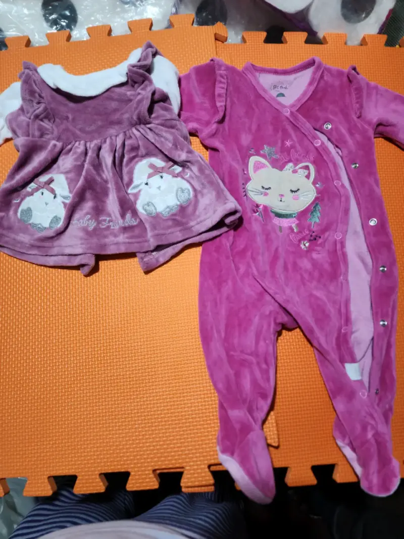 Conjunto de ropa infantil para niña con diseños de animales - 6