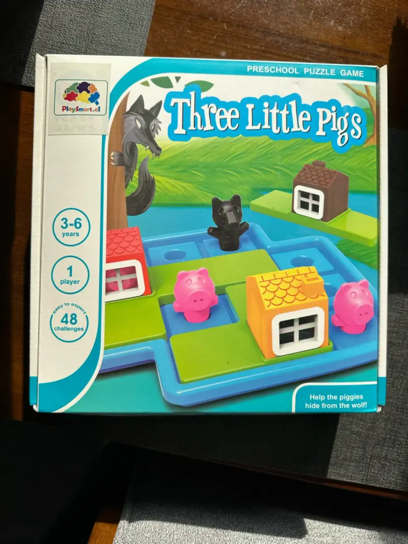 Juego de rompecabezas infantil Tres Cerditos