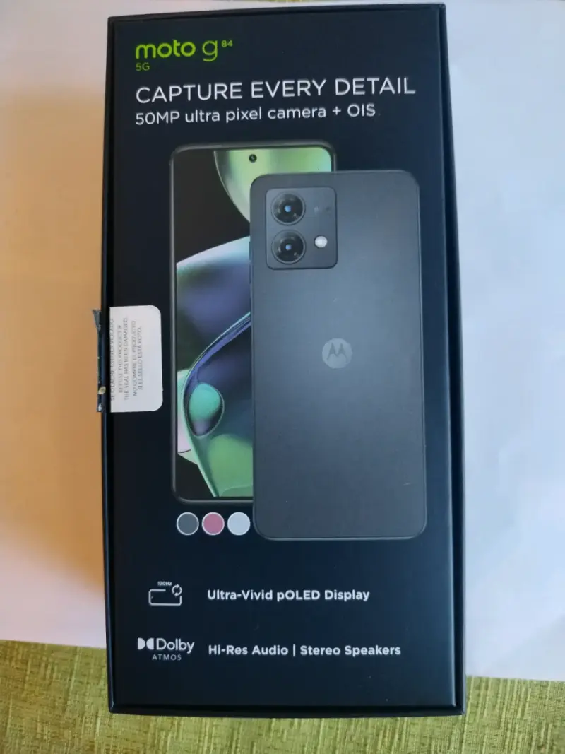 Smartphone Motorola Moto G84 5G 256GB Negro - 1