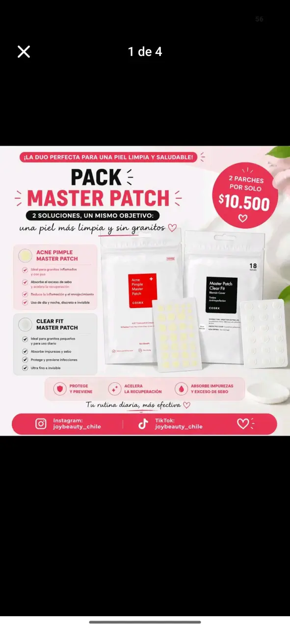 Pack de Parches Master Patch para Acné COSRX