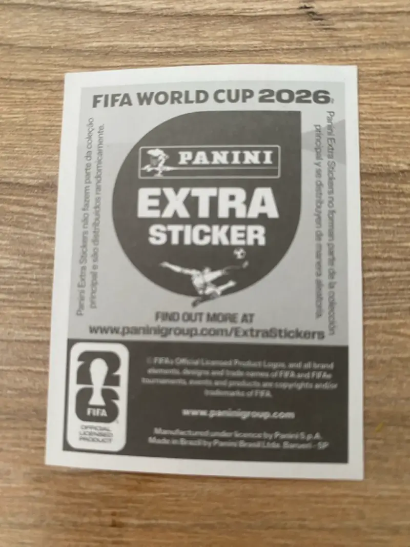 Lámina Extra Panini Achraf Hakimi Mundial 2026 - 2