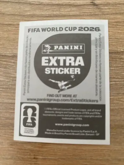 Lámina Extra Panini Achraf Hakimi Mundial 2026 - miniatura 2