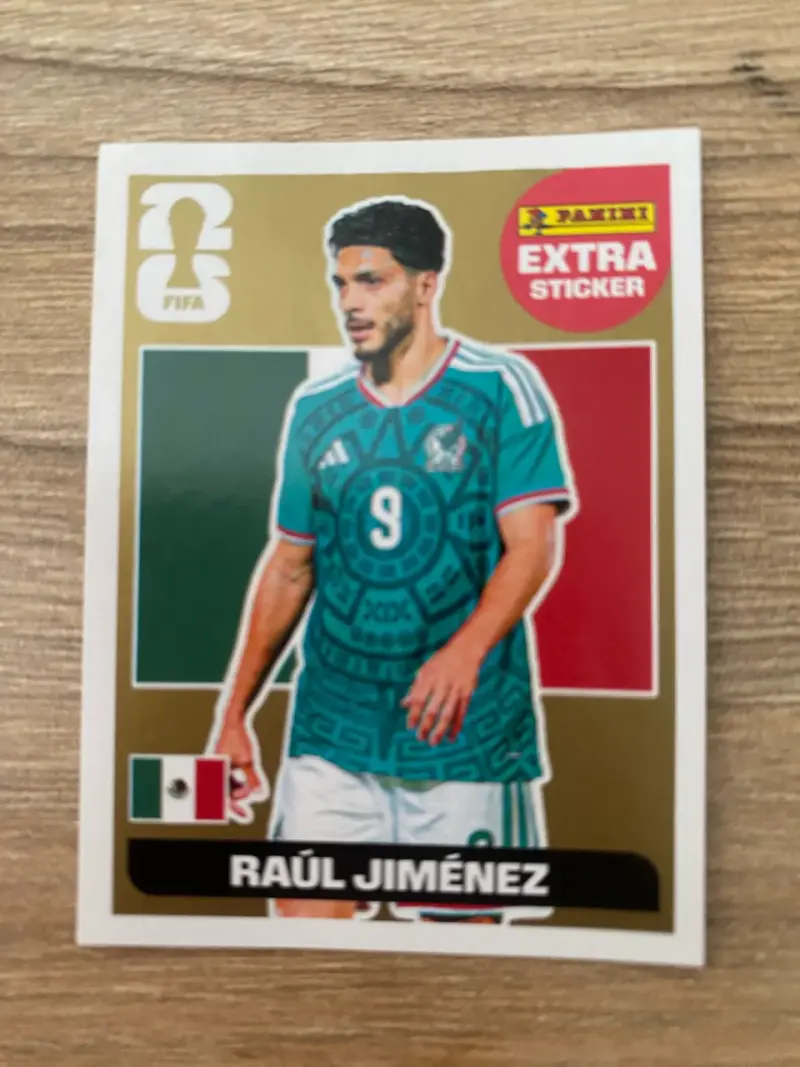 Lámina Panini Extra Sticker Raúl Jiménez FIFA 2026 - 1