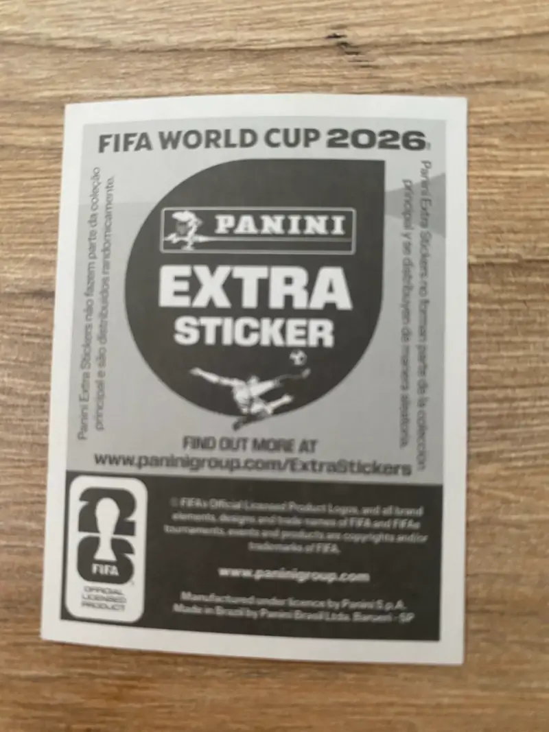 Lámina Panini Extra Sticker Raúl Jiménez FIFA 2026 - 2
