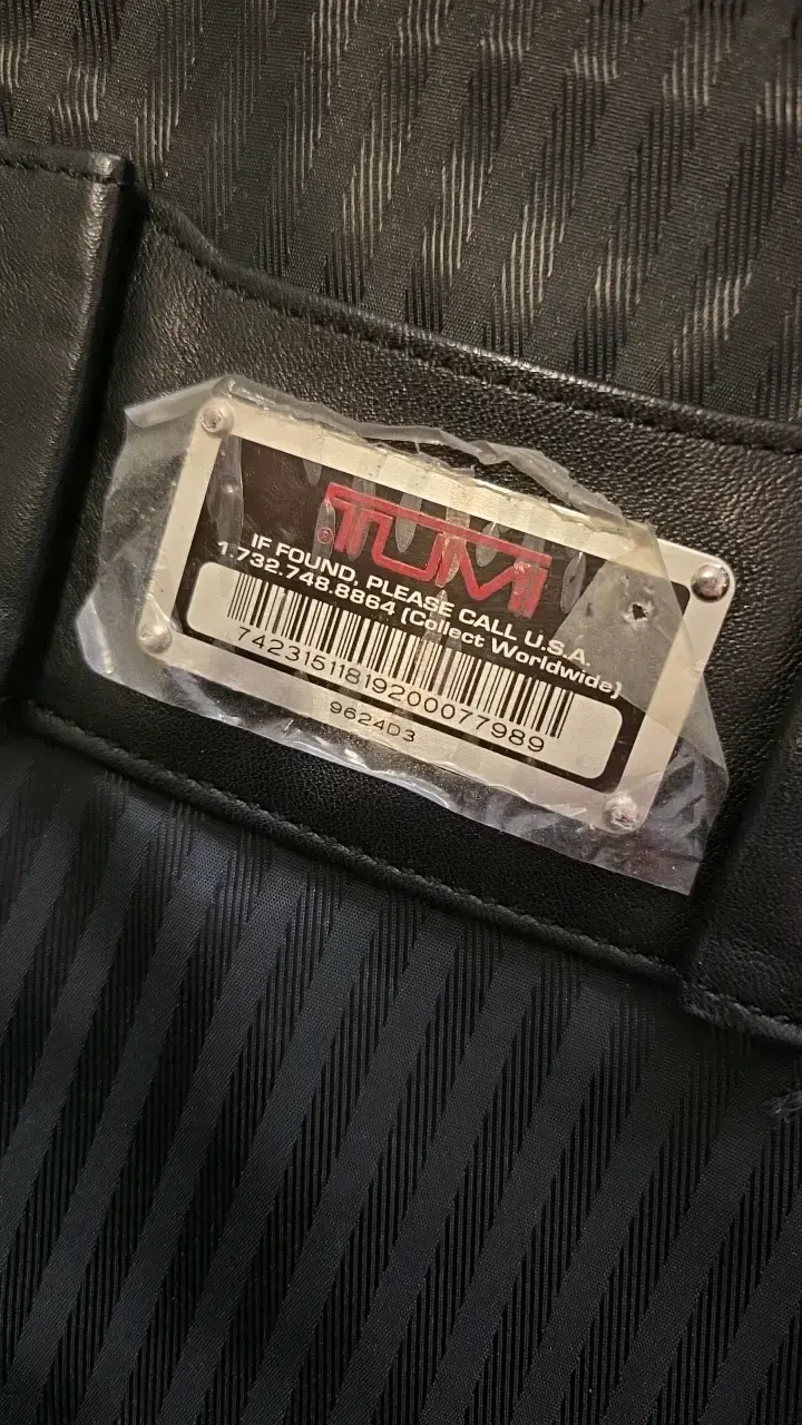 Maletín de cuero negro Tumi Vintage - 5