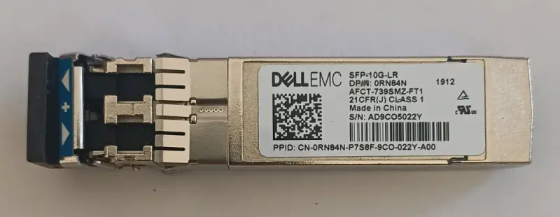 Transceptor Dell EMC SFP-10G-LR para redes