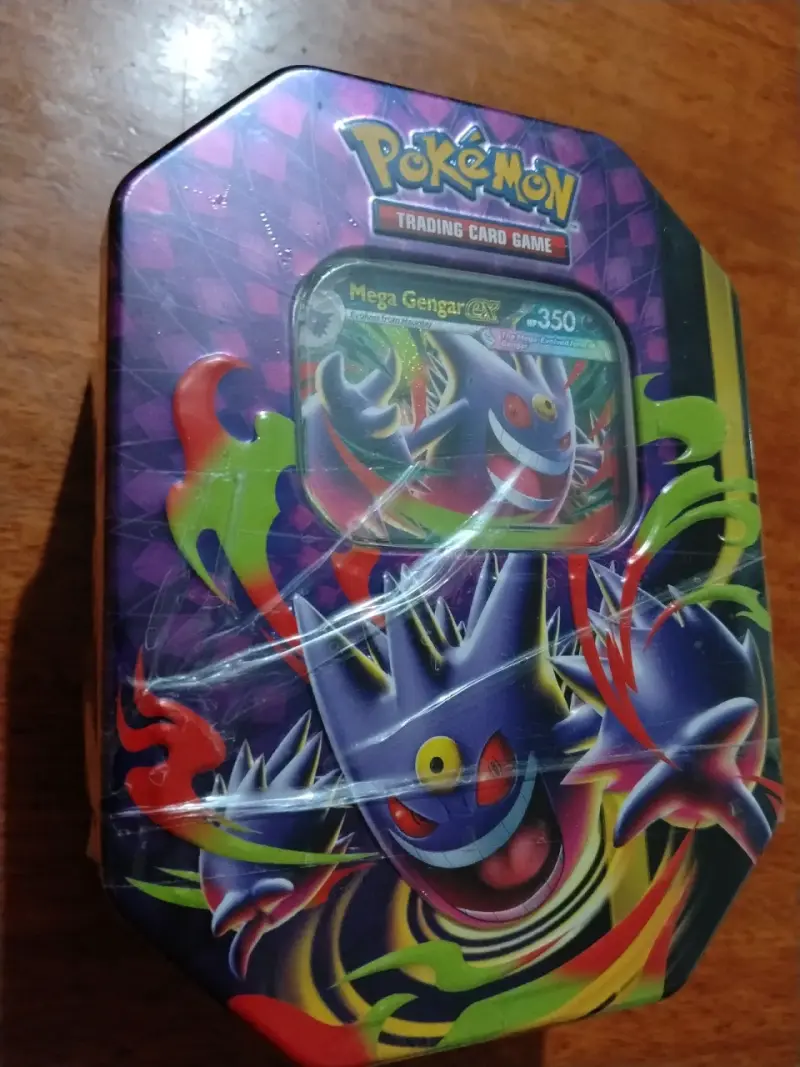 Lata de cartas Pokémon Mega Gengar EX - 1