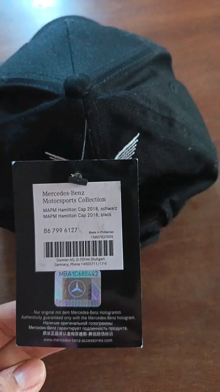 Gorra Mercedes-Benz Motorsport Negra - 2