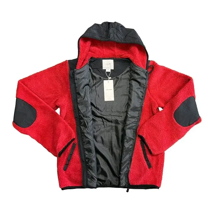 Chaqueta de lana con capucha para hombre - 1