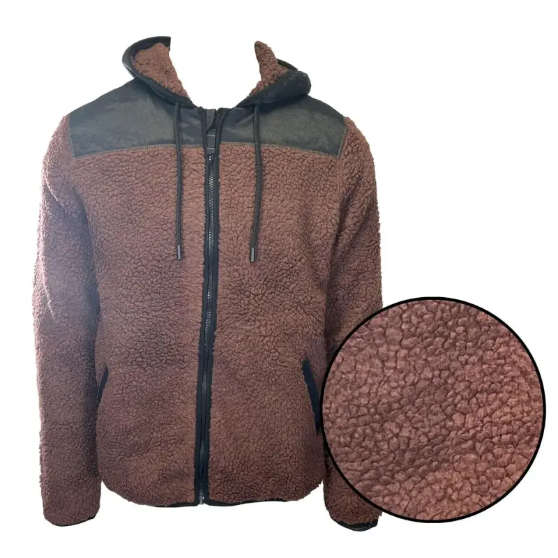 Chaqueta de lana con capucha para hombre - 5