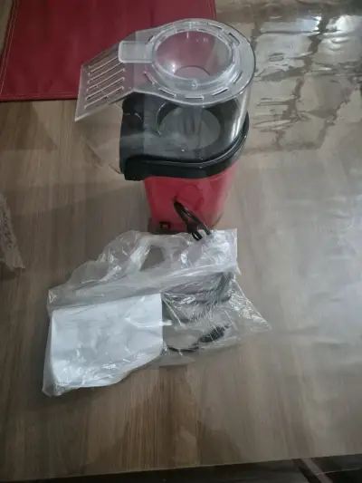 Máquina para hacer palomitas de maíz eléctrica roja - miniatura 2