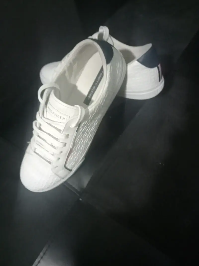 Zapatillas blancas de cuero sintético para hombre - 2