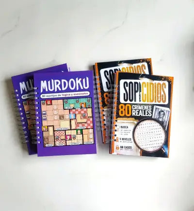 Cuadernos de acertijos Murdoku y Sopcidios - miniatura 1