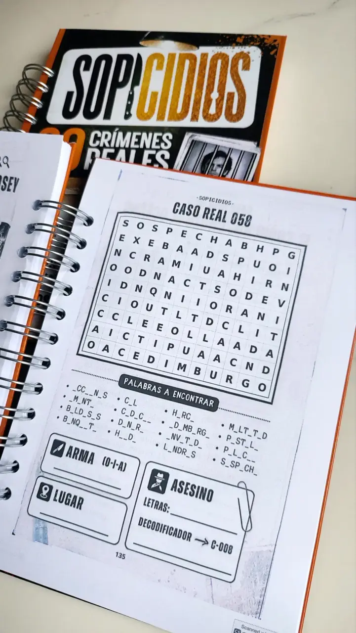 Cuadernos de acertijos Murdoku y Sopcidios - 4