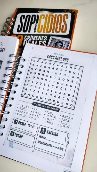 Cuadernos de acertijos Murdoku y Sopcidios - miniatura 4