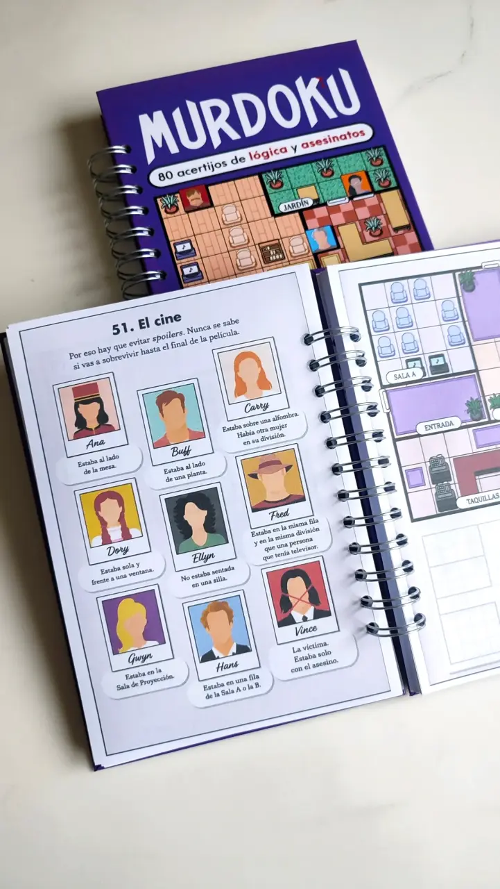 Cuadernos de acertijos Murdoku y Sopcidios - 5