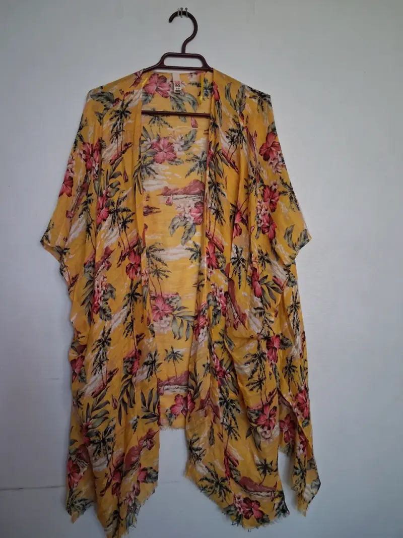 Vestido estampado azul y blanco para mujer - 4